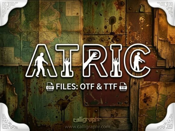 Atric: The Decorative Display Font That Commands Attention