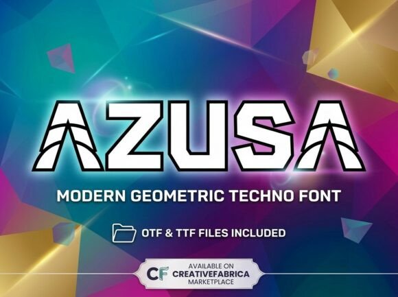 Azusa: A Decorative Font for Makers