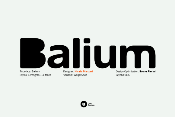 Balium Font: Modern Sans Serif for Crafters