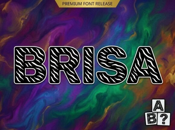 Brisa: A Decorative Font for Makers