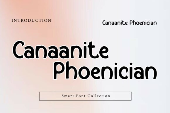 Canaanite Phoenician: A Bold Display Font for Editorial Design