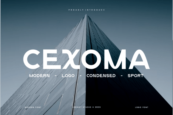 Cexoma: A Bold Sans Serif Typeface for Branding