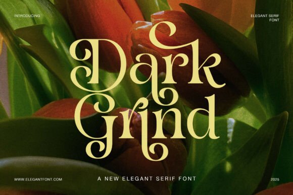 Dark Grind: A Serif Font for Bold Web Headlines