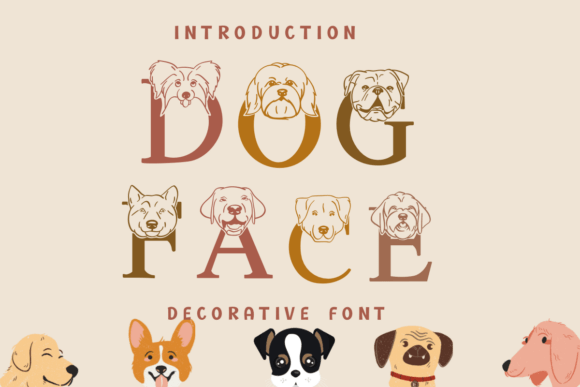 Dog Face Font: A Whimsical Typeface for Crafters