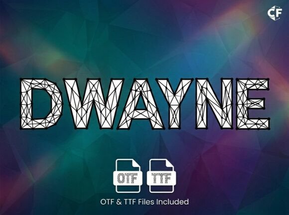 Dwayne: A Bold Decorative Font for Editorial Impact