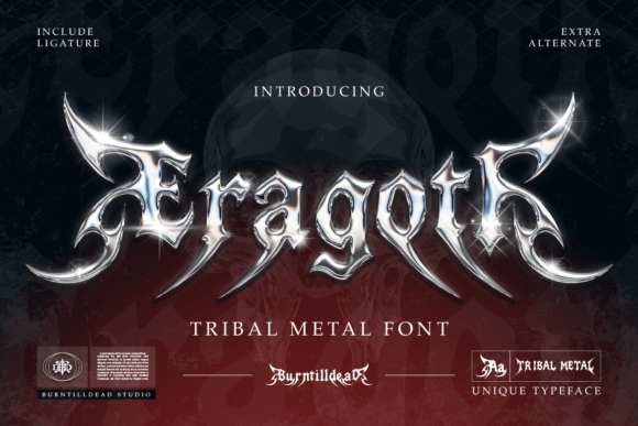 Eragoti: A Dark Tribal Typeface for Bold Editorial Design