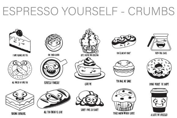 Espresso Yourself Crumbs: A Playful Typeface for Branding