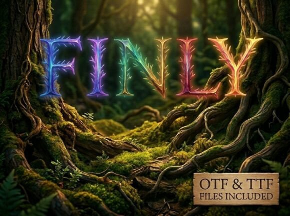 Finly: A Decorative Typeface That Elevates Brand Identity