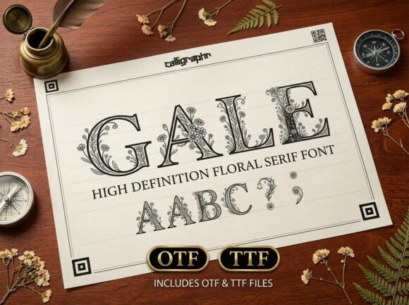 Gale: A Decorative Typeface for Editorial Impact