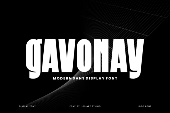 Gavonay: The Bold Typeface for Modern Brands