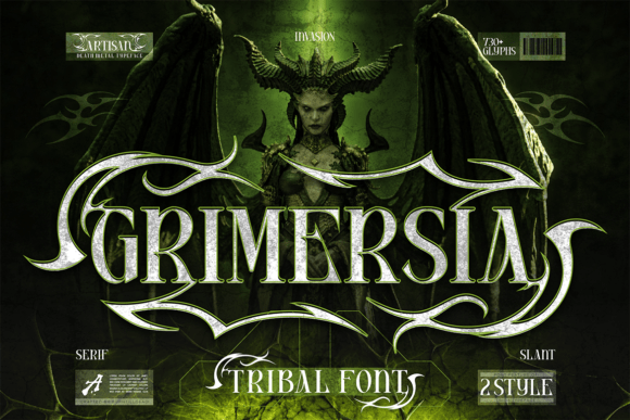 Grimersia Typeface: Bold Branding for Small Business