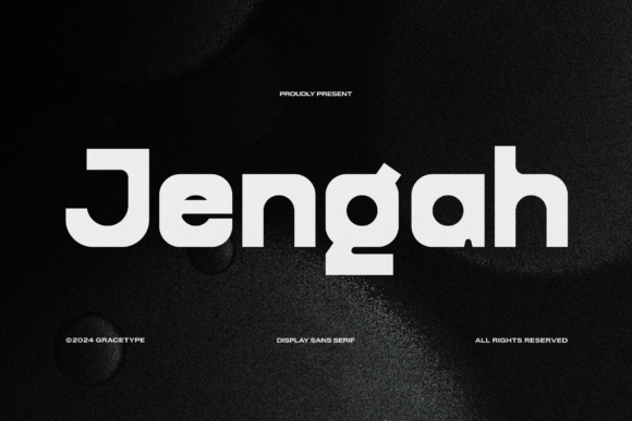 Jengah: A Bold Sans Serif Font for Digital Impact