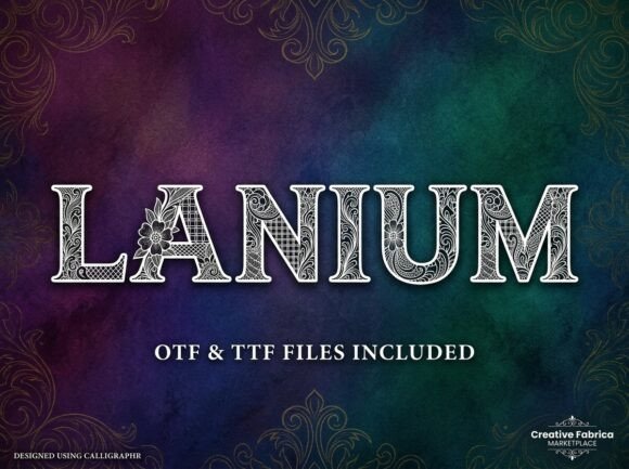 Laniu: A Decorative Font for Bold Brand Identity