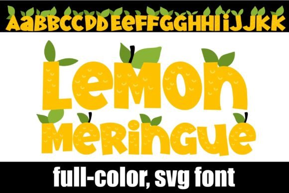 Lemon Meringue: A Zesty Color Font for Web Design