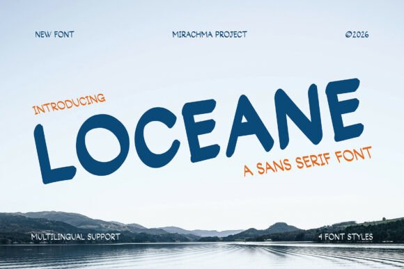 Loceane Font: A Friendly Display Sans for Web Design