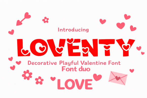 Loventy: A Whimsical Decorative Font for Web Design