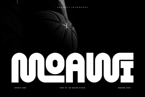 Moawi Typeface: Bold Branding for Modern Design