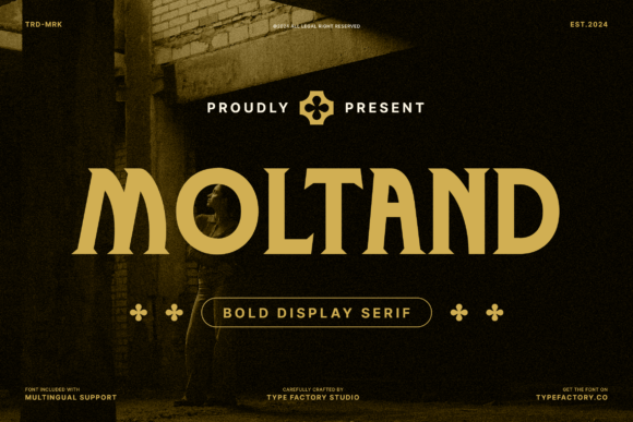 Moltand: A Bold Serif Typeface for Branding