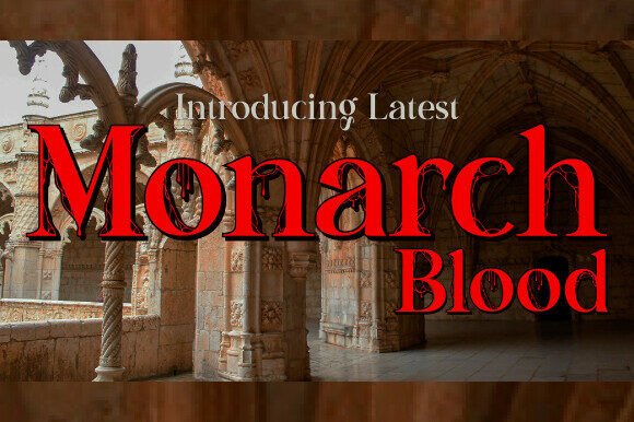 Monarch Blood Typeface Review for Web Design