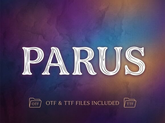 Parus Font: A Decorative Typeface for Makers
