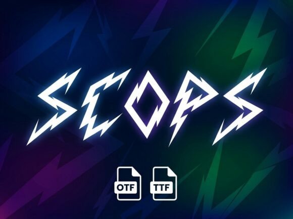 Scops: A Decorative Typeface for Editorial Design