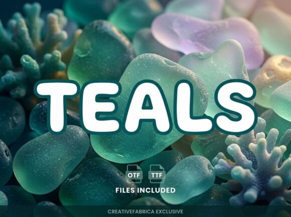 Teals: The Display Font That Elevates Campaign Visuals