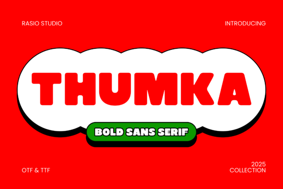 Thumka: The Bold Sans Serif Typeface for Scroll-Stopping Visuals