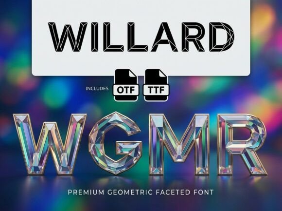 Willard: The Decorative Display Font for Bold Branding